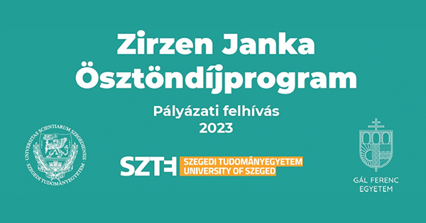Zirzen Janka Ösztöndíjprogram – Támogatás a pedagógusképzésre első helyen jelentkezők számára a Szegedi Tudományegyetemen